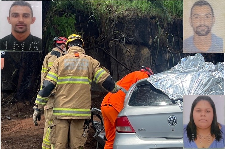 Colisão frontal mata três pessoas da mesma família na BR-116